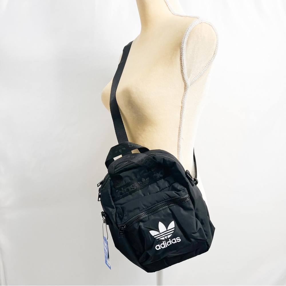Adidas Originals Recycled Black OG Micro 2.0 Mini Backpack - Picture 10 of 11